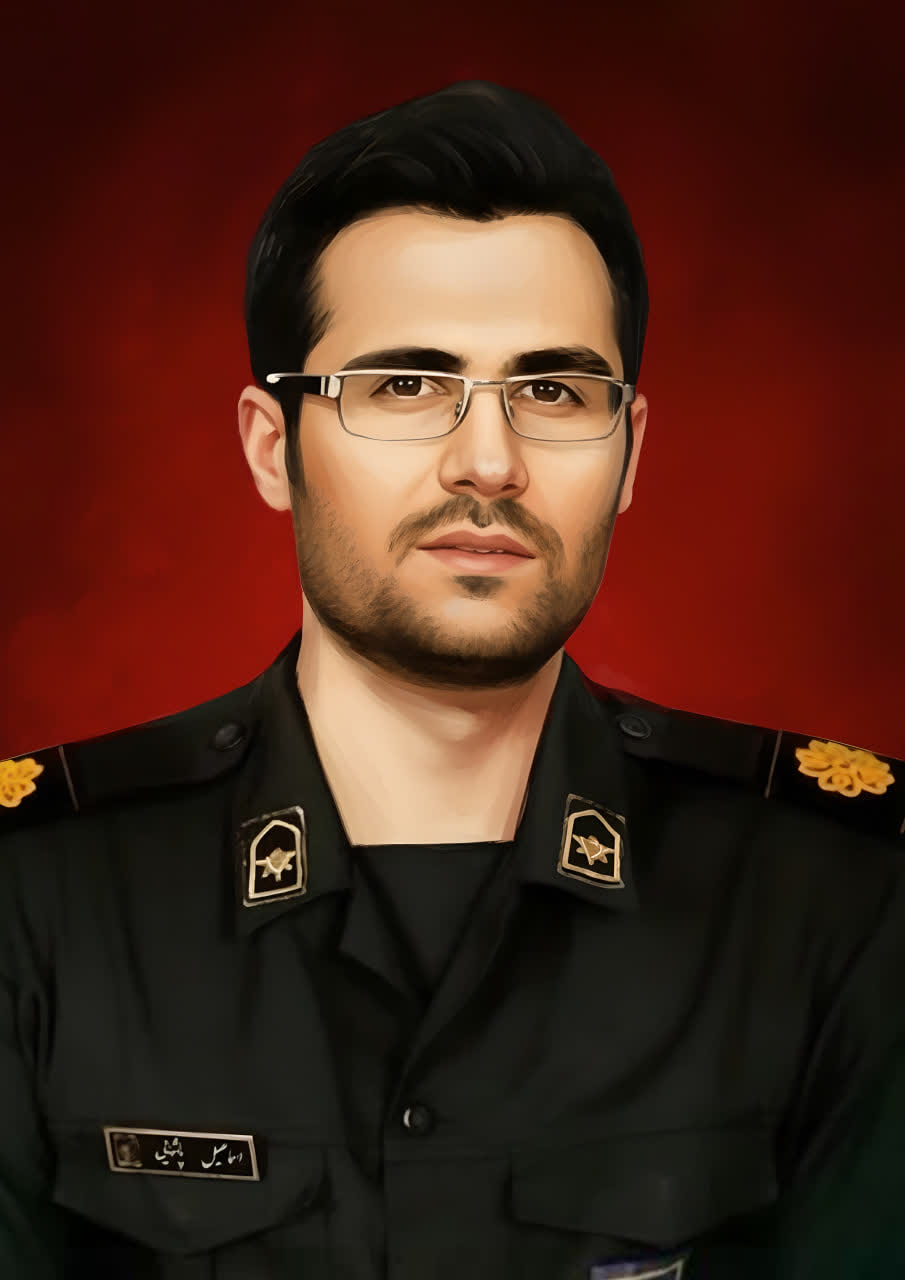 تصویرسازی چهره شهید اسماعیل پاشایی